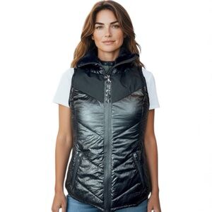 Michael Kors Black Quilted‎ Puffer Vest